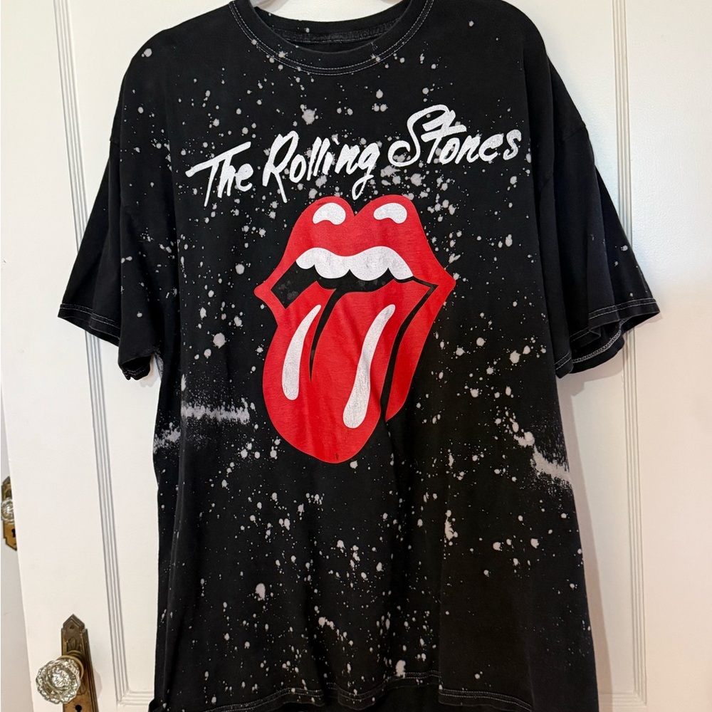 Bravado Black Graphic Tee with White Logo Print